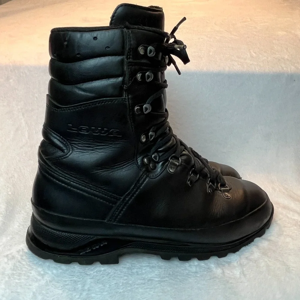 LOWA Combat Boot GTX Gore-Tex Mens US 12 Black Leather Tactical Military Vibram - Picture 4 of 9